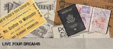 banner web travel tourism drawing