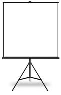 screen projector tripod drawing