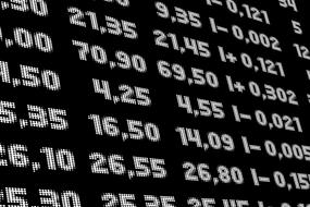 stock exchange boom text