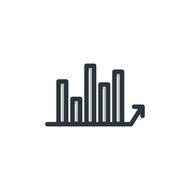 chart line business graph data drawing