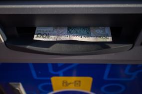 bill from an ATM