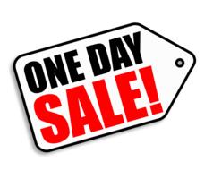 one day sale, icon, tag