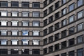 corner of an office building in London