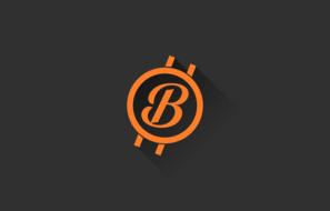bitcoin b icon drawing