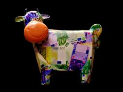 Cow Save Money ceramic