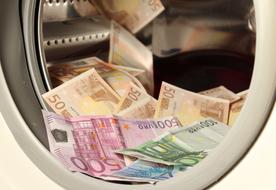 Euro Money in Washing machine