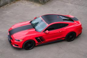 speed Mustang Gt Red car
