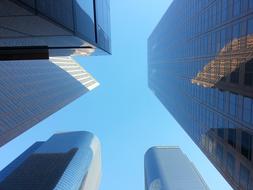 Los Angeles City Buildings and sky