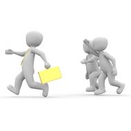 shops partnership cooperation 3d men drawing