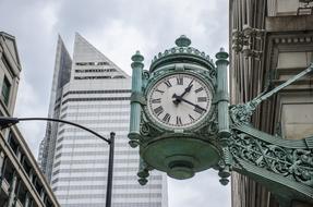 Clock Time City green