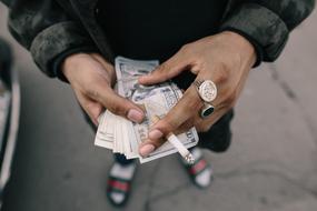 Cash and Cigarette Hands