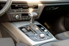 elegant interior of Audi Car