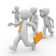 shops partnership cooperation 3d drawing