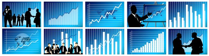 Chart Business collage