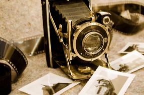Old Camera and photo