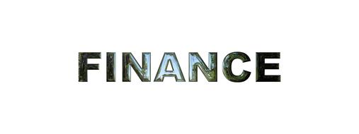 finance text drawing