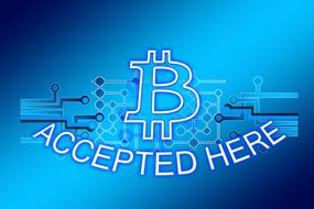 Bitcoin Money Electronicaccepted here drawing