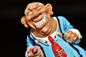 Money Shark Businessman ceramic