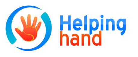 helping hand as a logo