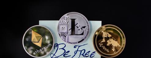 be free, writing beneath Cryptocurrency
