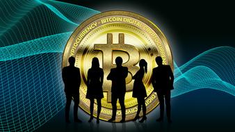 bitcoin and people drawing