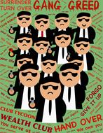 gang club people drawing