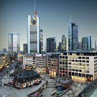 Frankfurt city street