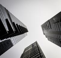 black and white picture of Office Architecture