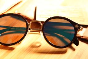 sunglasses with brown glass