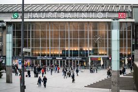 main railway station building, Germany Cologne