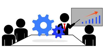 training development business drawing