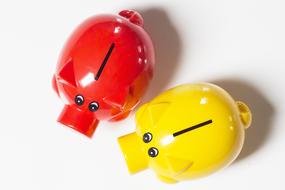 plastic piggy banks