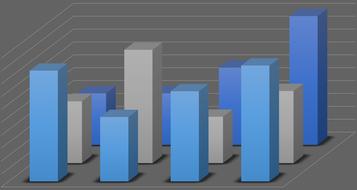 chart graph analytic blue grey