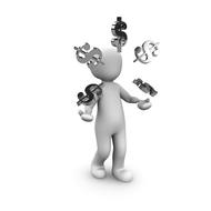 clipart of juggle artists circus money