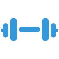 blue icon as symbol