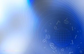 d abstract business blue banner drawing