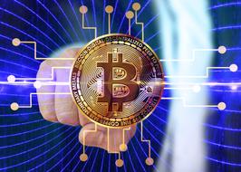 Bitcoin Crypto-Currency drawing