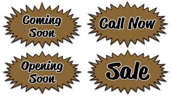 coming soon call now sale open soon