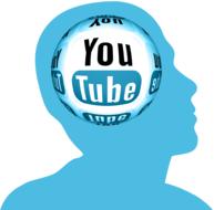 head circle you tube blue drawing