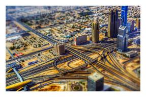 futuristic Dubai Night