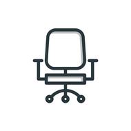 chair icon design drawing