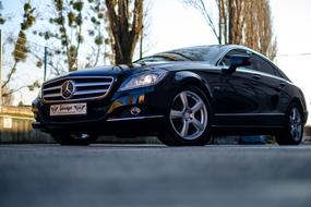 low angle view of Mercedes Cls Car