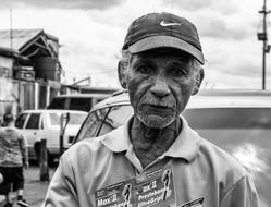 Man Selling Razors