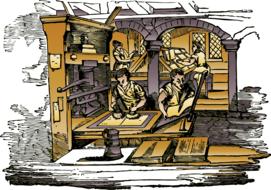 press paper drawing
