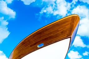 Boat Sky Cloud white
