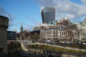 cityscape of London, UK