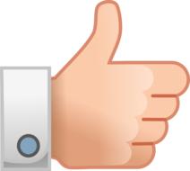 hand and finger, like symbol