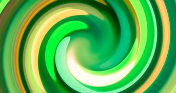 painted yellow green spiral as background
