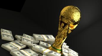 soccer world cup and packs of dollars