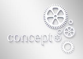 gears concept as a logo